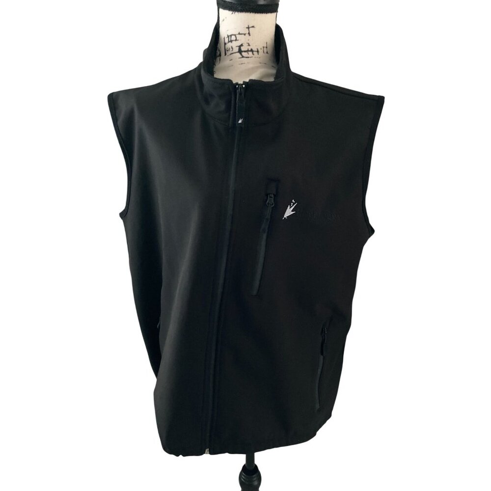 Frogg Toggs Fleece Lined Black Vest Outer Ware - Women's Size Large